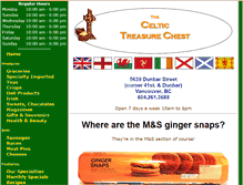Tablet Screenshot of celtictreasurechest.com